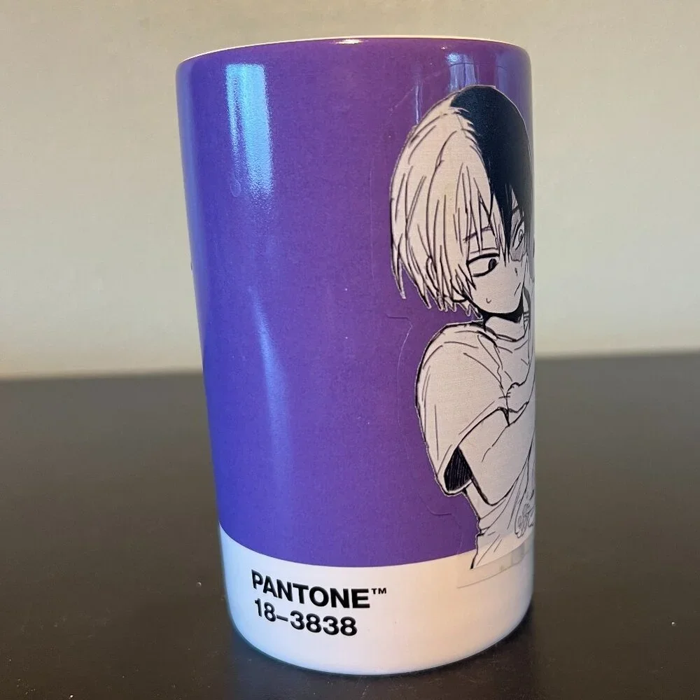 Pantone Ultra Violet 18-3838 Mug Copenhagen Design Todoroki Cat Custom